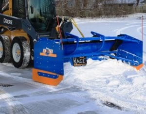 Snow Plow Skidsteer