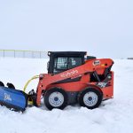 Kage Klawz Snow Tires on Kubota Skid Steer