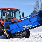 Snow Pusher with side to side float