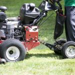 Wheel Kaddy 500 Lawn Mower Sulky Attachment