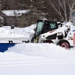 SnowFire Snow Blade on Bobcat