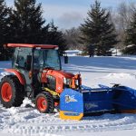 Choosing snow plow by tractor horsepower