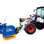 SnowFire Wheel Loader Attachment Snow Pusher