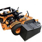 Steel Lawn Mower Leaf Collector on Scag Mower