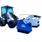 Mini Wheel Loader Snow Pusher With Back Drag Kit