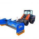 Mini Wheel Loader Snow Plow Attachment