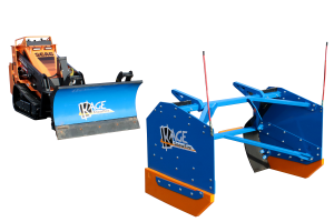 SnowFire Scag mini track loader attachment