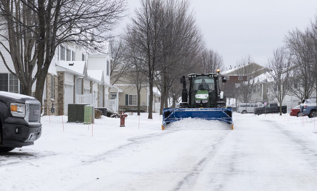 snow plow for tractor