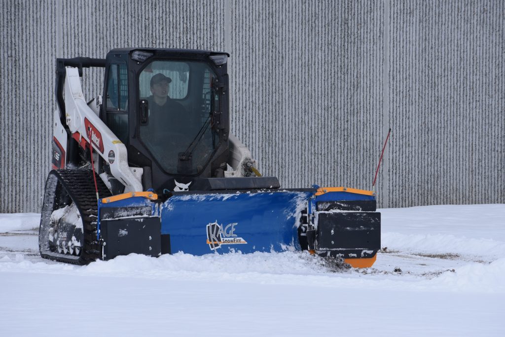 KAGE Skid Steer Wing Plow - SnowFire