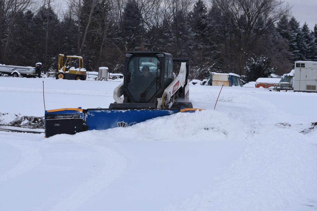 Skid Steer Wing Plow Angle Plow Mode