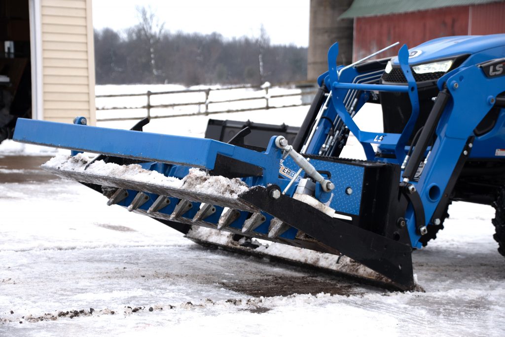 Best way to remove ice from gravel driveway