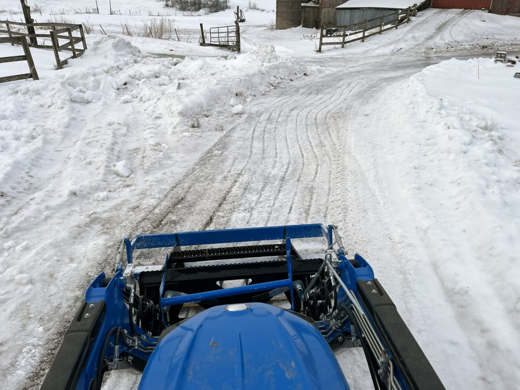 Ice Scarification from Land Plane Rippers