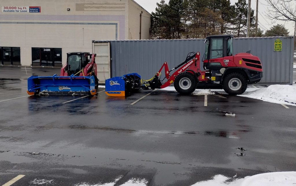 LBK and SBK SnowFire on Yanmare CTL and Wheel Loader