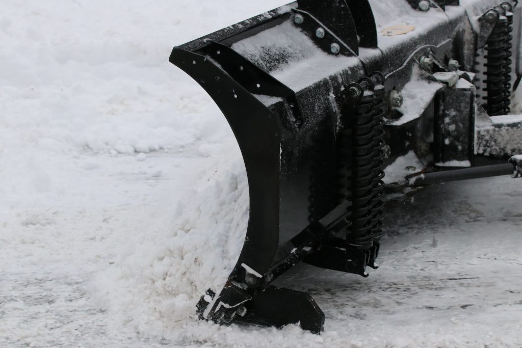 SnowFire Plow with Poly Cutting Edge and Back Drag Fin