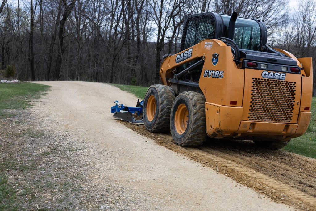 Gravel Rejuvination with Skid Steer